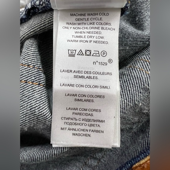 Lauren Ralph Lauren Blue Denim Jean Skirt Size 10 - Picture 13 of 16